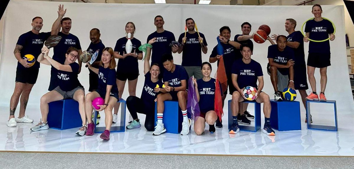 LockettMeg's tweet photo. I am so lucky to be a part of this amazing team of Physical Educators ๐ #physed #peteam #physicaleducation @NISTSchool https://t.co/1jVwCsZHXV