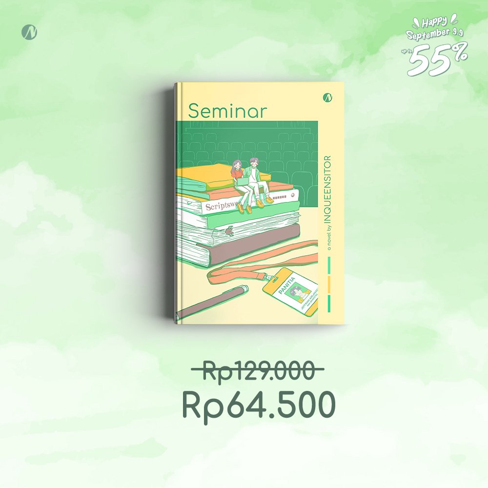naratama_id's tweet photo. HAPPY SEPTEMBER 9.9 🥳
Diskon sampai 55% hanya sampai 9 September 2023

Pesan sekarang!
Shopee: https://t.co/NbBP9YFnhb
Tiktokshop: https://t.co/15bP50jNUh

#seminar @inqueensitor https://t.co/0k8oqOAV2M