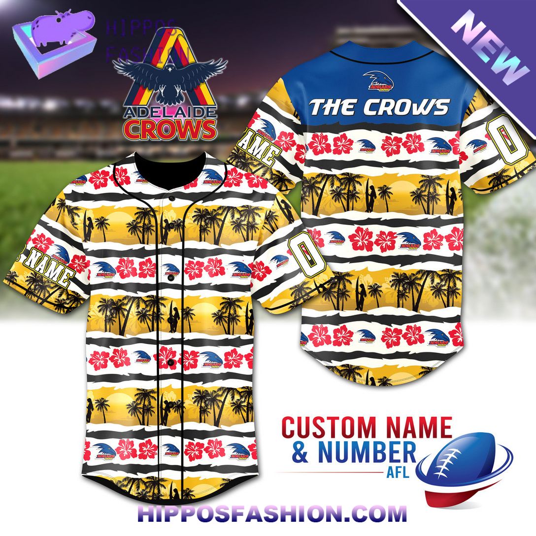 Adelaide The Crows Personalized Baseball Jersey
Price from: 35.99$
Buy it now at: hipposfashion.com/product/adelai…

 #AdelaideCrowsJersey #PersonalizedBaseballJersey #AdelaideCrows #BaseballJersey #CustomJersey #SportsApparel #TeamJersey