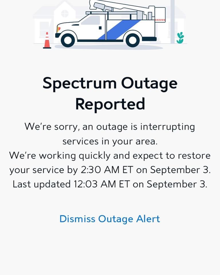 squeek93's tweet image. Another day, another outage. Your service is as craptastical as your employee’s attitudes. I had the displeasure speaking with “Noah” over the weekend. He said I should be happy that I would get three days of uninterrupted service?!?
@Ask_Spectrum @GetSpectrum