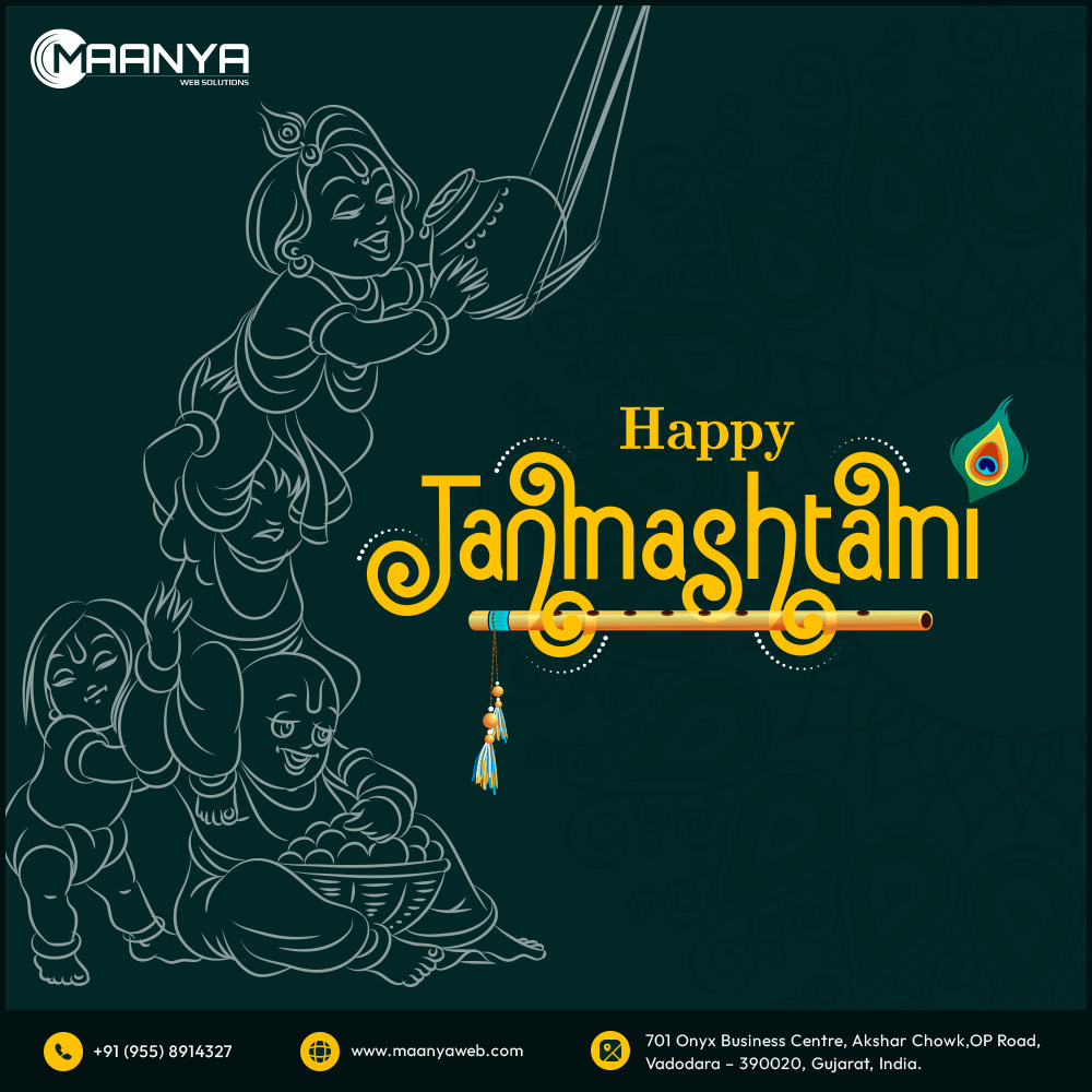 MaanyaWeb's tweet photo. Celebrating the divine birth of Lord Krishna on this Janmashtami! Let his love and wisdom fill your hearts with joy. 🙏
#krishnajanmashtami #janmashtamijoy #blessingsofkrishna🙏 #krishnajanmashtami https://t.co/GYU8syKYl9