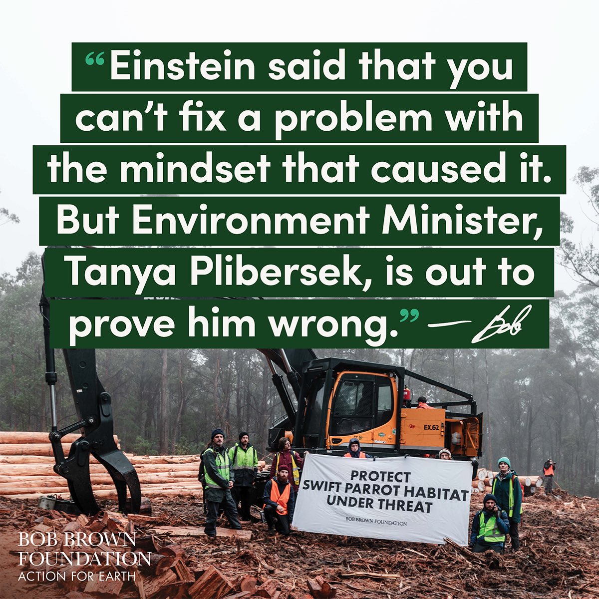 Minister <a href="/tanya_plibersek/">Tanya Plibersek</a> refuses to act on direct cause of extinctions in the wild which is destruction of habitat. The answer for Swift Parrot and Maugean Skate is simple – protect their ancient habitats &amp; remove the invaders from those habitats. #politas #auspol