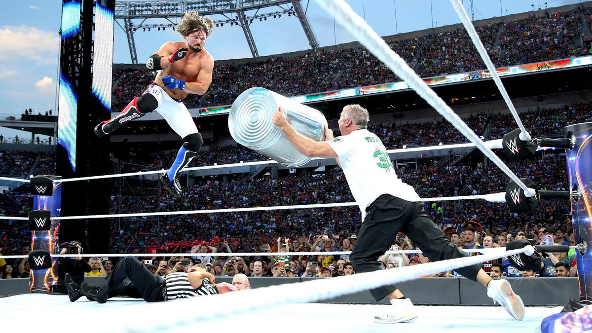 <a href="/Russgoat_04/">Kamg🥛at</a> We live in a world where AJ Styles best WrestleMania match is against Shane McMahon