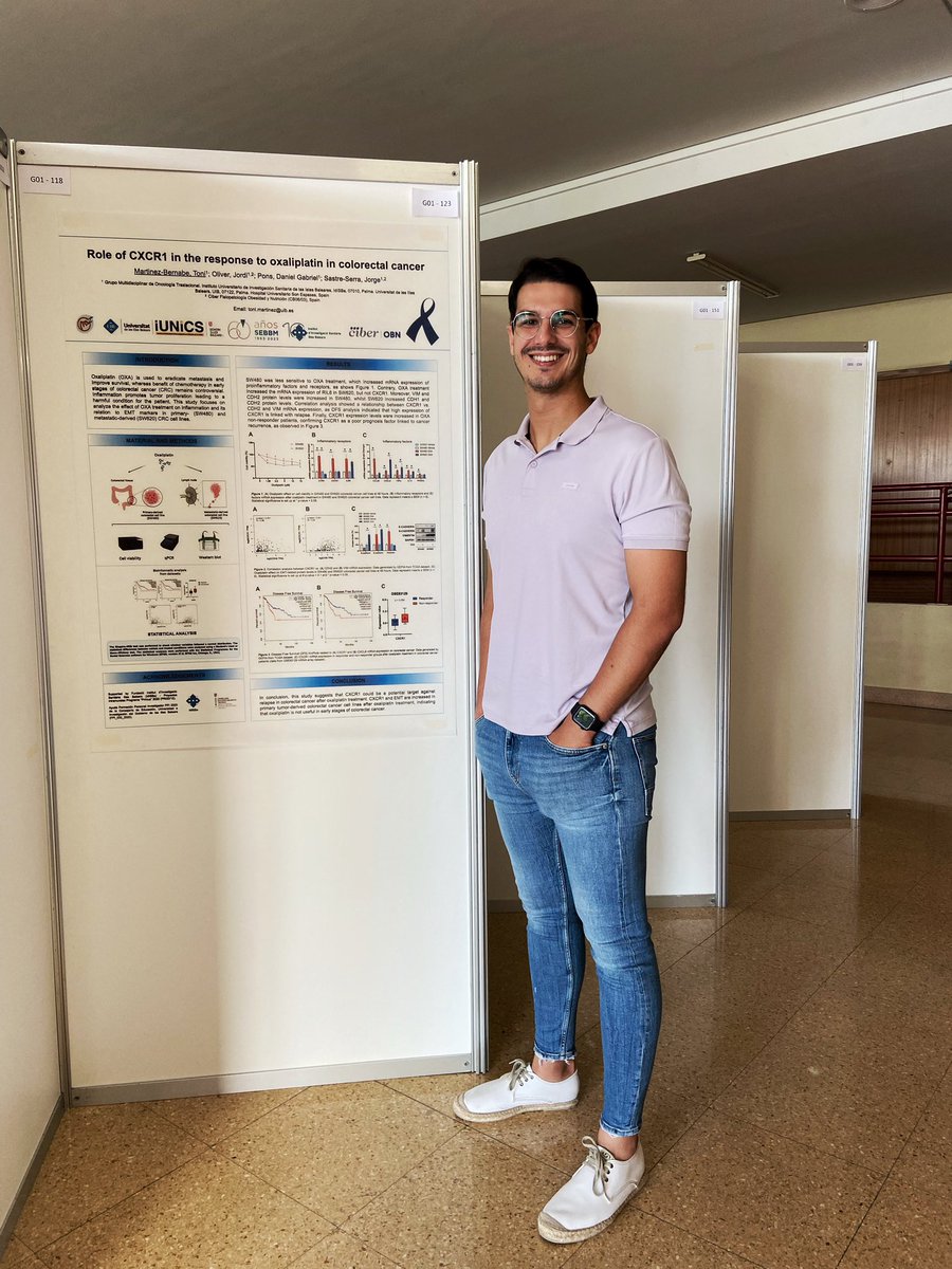 MartinezToni2's tweet image. Delighted to have the opportunity to present my work at #45congresosebbm! Great occasion to share ideas and make new connections. @SEBBM_es @GMOT16 @UIBuniversitat @OncoHematIdISBa