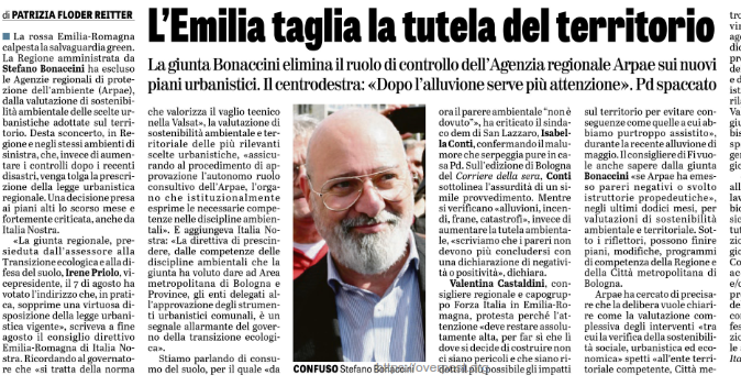 mamelettrico's tweet photo. L'Emilia taglia la tutela del territorio 

La giunta Bonaccini elimina il ruolo di controllo dell'Agenzia regionale Arpae sui nuovi piani urbanistici. Il centrodestra: «Dopo l'alluvione serve più attenzione». Pd spaccato https://t.co/2TfK3LNeTl