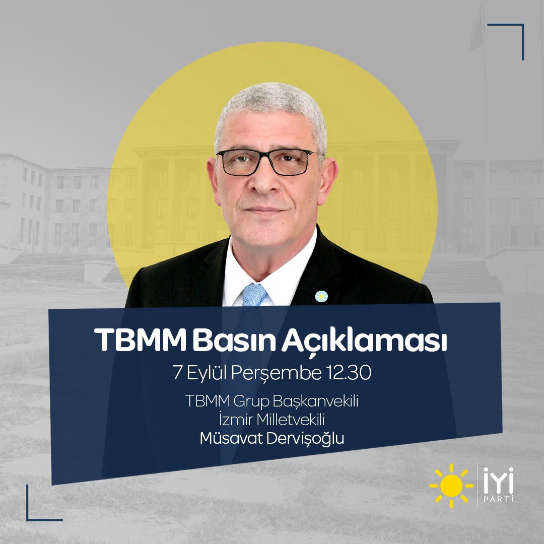 MDervisogluTR's tweet photo. Gündemi değerlendireceğiz.
İzlemenizi dilerim. https://t.co/9rirAa64KH