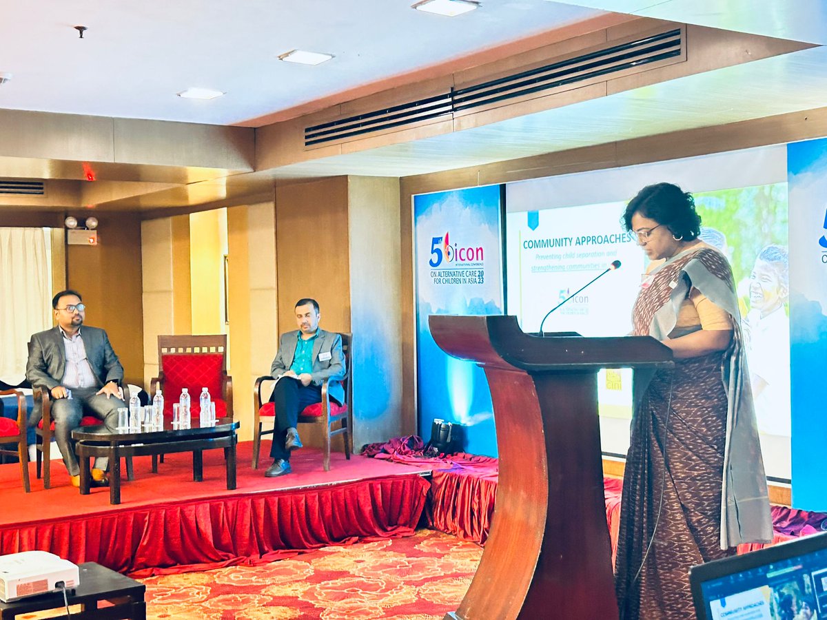 cini_india's tweet photo. The 5th BICON International Conference on #AlternativeCare for Children in Asia 2023 is going on in Kathmandu. Mr. Subhadeep Adhikary from CINI and Ms. Ranjana Srivastava from Udayan Care, Delhi, presented a session on #CommunityApproaches on family based care for children https://t.co/Psmp1EASjT