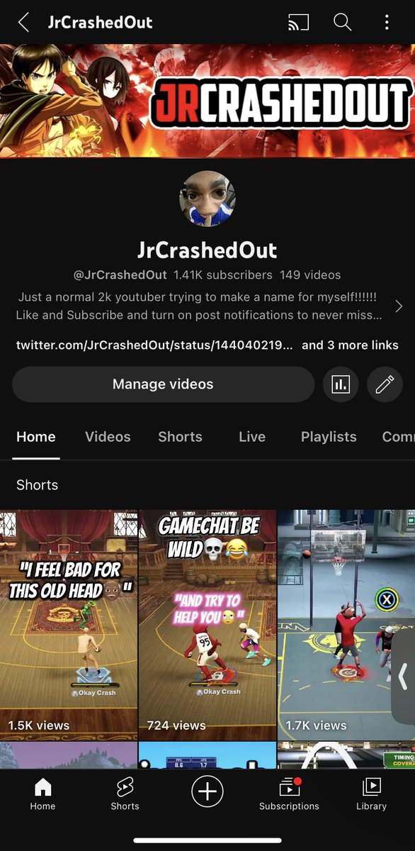 JrCrashedOut tweet media