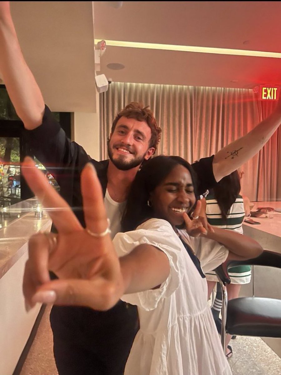 FilmUpdates's tweet photo. Paul Mescal and Ayo Edebiri https://t.co/EdlnmClqe3