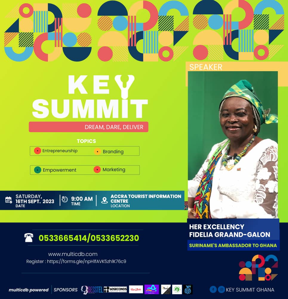 bra_fii3's tweet photo. Hi I’m inviting you to this years edition of KEY SUMMIT happening on the
16th Sept., 2023
@ Accra Tourist Information Center
👇🏾👇🏾👇🏾👇🏾👇🏾🙏🏾
Use link to register for the KEY SUMMIT - 🌱 #multicdb
https://t.co/e92hZpfJBz
#HELPSHARE https://t.co/WnA71xpQvS
