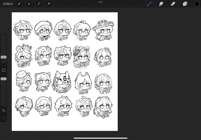 working on new tiny chewable genshin charms hhhhh 