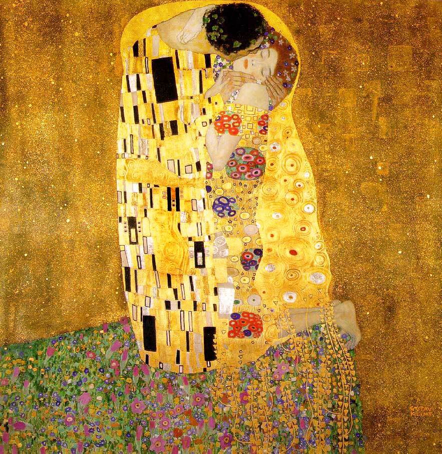 artistgklimt's tweet photo. The Kiss, 1908 https://t.co/hOuvgur0Nf https://t.co/UJaWAzs3Dt