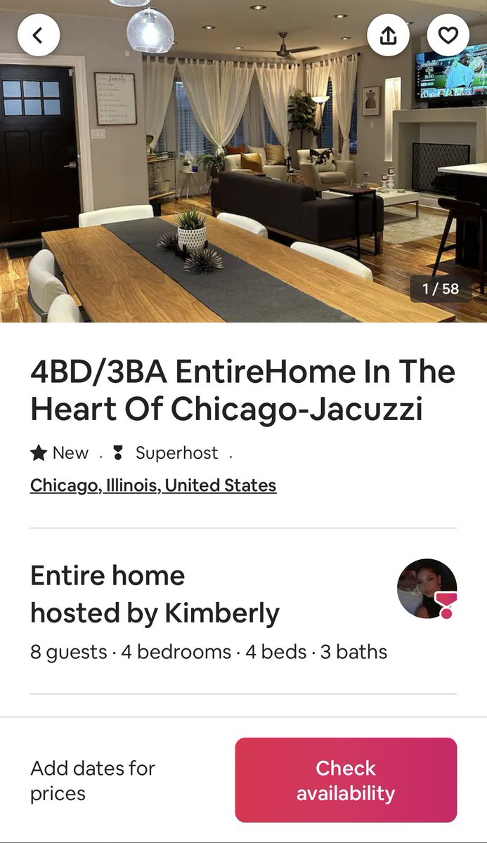 cutieeeeekiki's tweet photo. If you ever need an Airbnb in Chicago please consider my mom’s place. She has put her heart and soul into this house 🤍 

https://t.co/o8pHRWw3bn https://t.co/WKOKZeKhlE