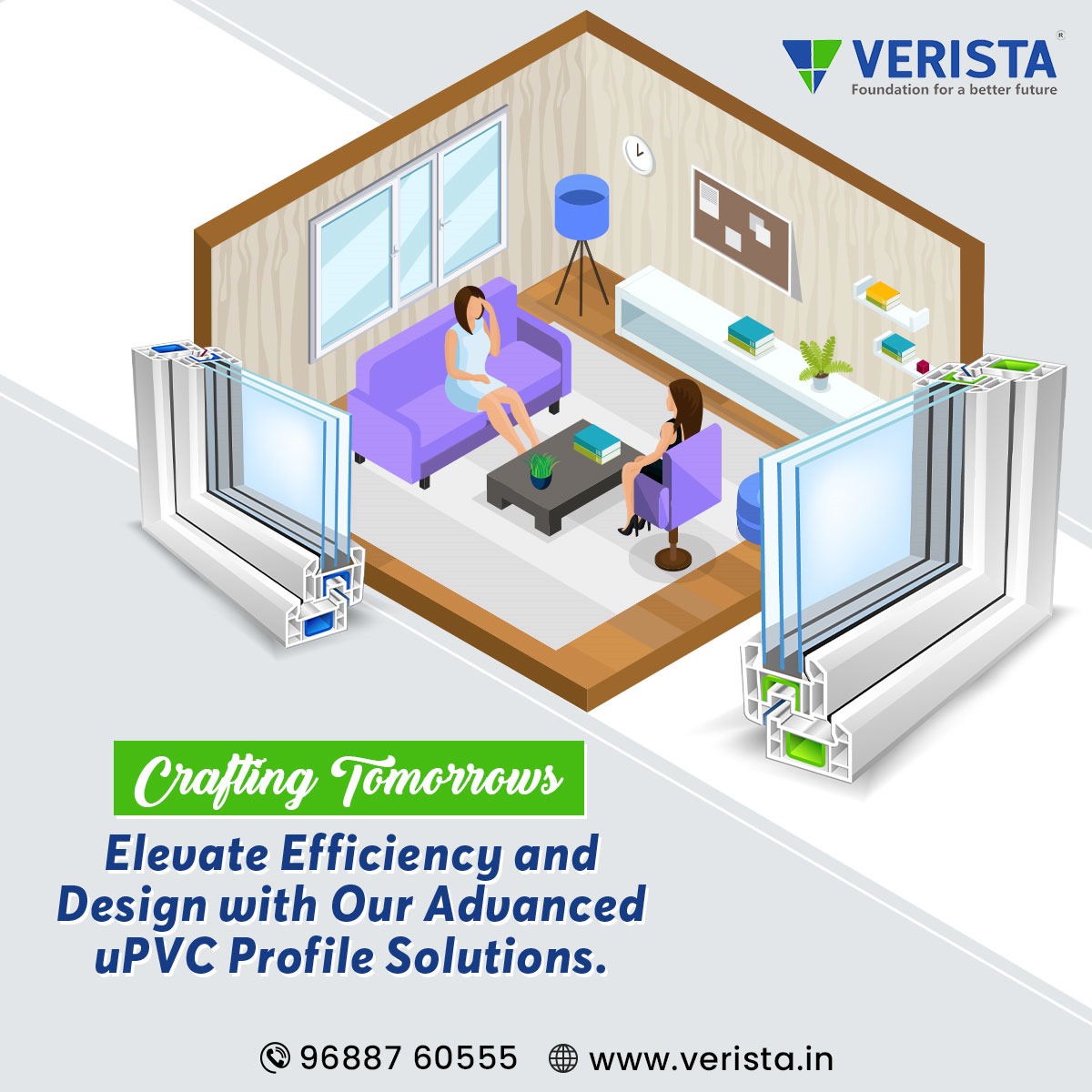 🚀 Embrace the future of design and efficiency with our cutting-edge uPVC profile solutions! At Crafting Tomorrows, we're revolutionizing spaces one window at a time. Elevate your home or workspace with unparalleled style and functionality. 

#upvcprofiles #upvc #upvcwindow