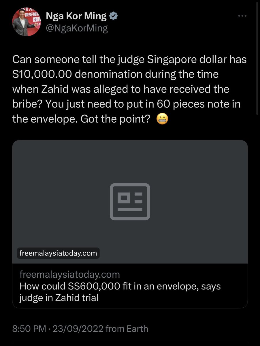 SyedSaddiq's tweet photo. Saya setuju dengan @Khairykj .

DAP sudah jadi “Lapdog” kepada Zahid.

Hipokrit. Gila kuasa. Tiada prinsip.

Dulu @NgaKorMing yang tuduh Zahid korup.

Dulu dia tuduh PM  @IsmailSabri60 “Puppet” Zahid.

Kini dia yang jadi puppet sucikan orang korup kerana jawatan Menteri. https://t.co/3zmt9s7mOj