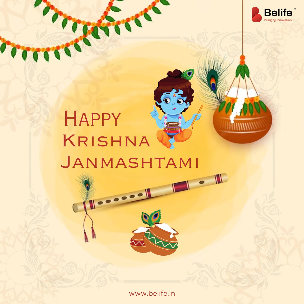 belifeindia_'s tweet image. Belife, Wish you and your family a very Happy Janmashtami!!

.

.

#janmashtami #belife #belifeindia #india #janmashtami2023