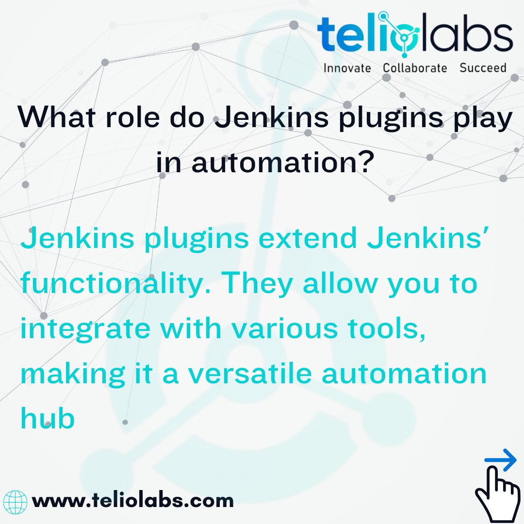 Jenkins can improve efficiency, flexibility, and reliability in these processes. Teliolabs Communications Inc. for more information.
#DevOps #SoftwareDevelopment #Innovation #teliolabs #5gindustry #jenkins #5gconnectivity #iot #ai #automated #5grevolution #devsecops #telecom