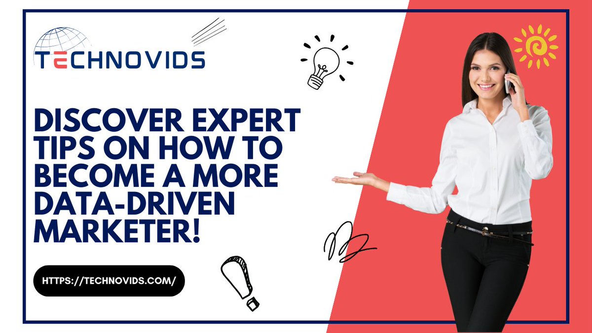 technovids1's tweet photo. 📊 💪 Discover expert tips on how to become a more data-driven marketer! 🚀 Unlock the power of analytics, consumer insights, and ROI optimization. Join us at Technovids, where we offer a comprehensive Digital Marketing Course. #DigitalMarketing 
https://t.co/aLqW3RL2HS https://t.co/A9pHDwhBBC