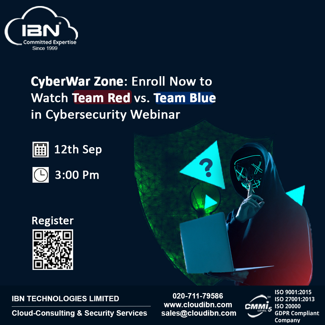 Cloud_IBN's tweet photo. Cybersecurity Showdown Alert! Don't Miss CloudIBN's Webinar on 12th September: Team Red vs. Team Blue - Who Will Triumph?
Register Now: https://t.co/8IyGuADLRh
#VAPT #VAPTAssessment #VAPTtesting #Cloudsecurity #Cybersecurity #CloudIBN #Webinar https://t.co/vZXrUWC0Yv