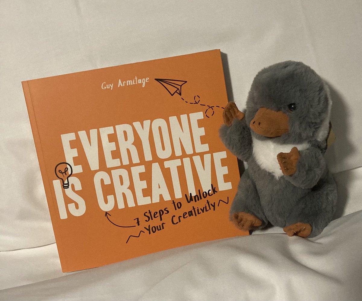 KarenKingston8's tweet image. Travelled to London yesterday for an all staff meeting, then headed north to Cambridge for my new job induction today.
Collected a gift for our youngest in the HP shop at Kings Cross. Currently reading Everyone Is Creative by @guyarmitage @OMaraBooks #EveryoneIsCreative