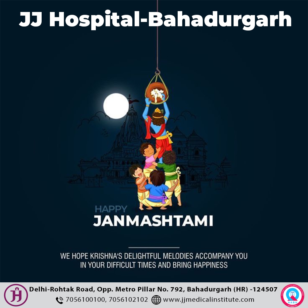 JJIMSBAHADURGAR's tweet image. JJ Hospital wishes you a radiant and joyful Janmashtami! May the divine blessings of Lord Krishna light up your life with boundless joy and prosperity.

7056100100 jjmedicalinstitute.com

#jjhospital #jjhospitalbahadurgarh #hospitalnearme #janmashtmi  #happyjanmashtami