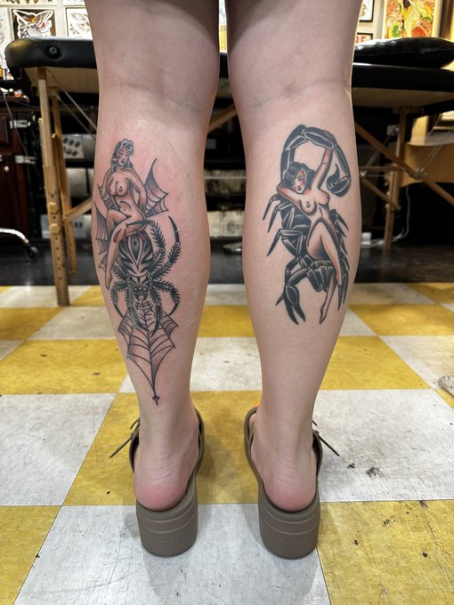 Beyond stoked with how this one came out. Right pic has saniderm applied 🙂 Artist is @/pickdog on IG