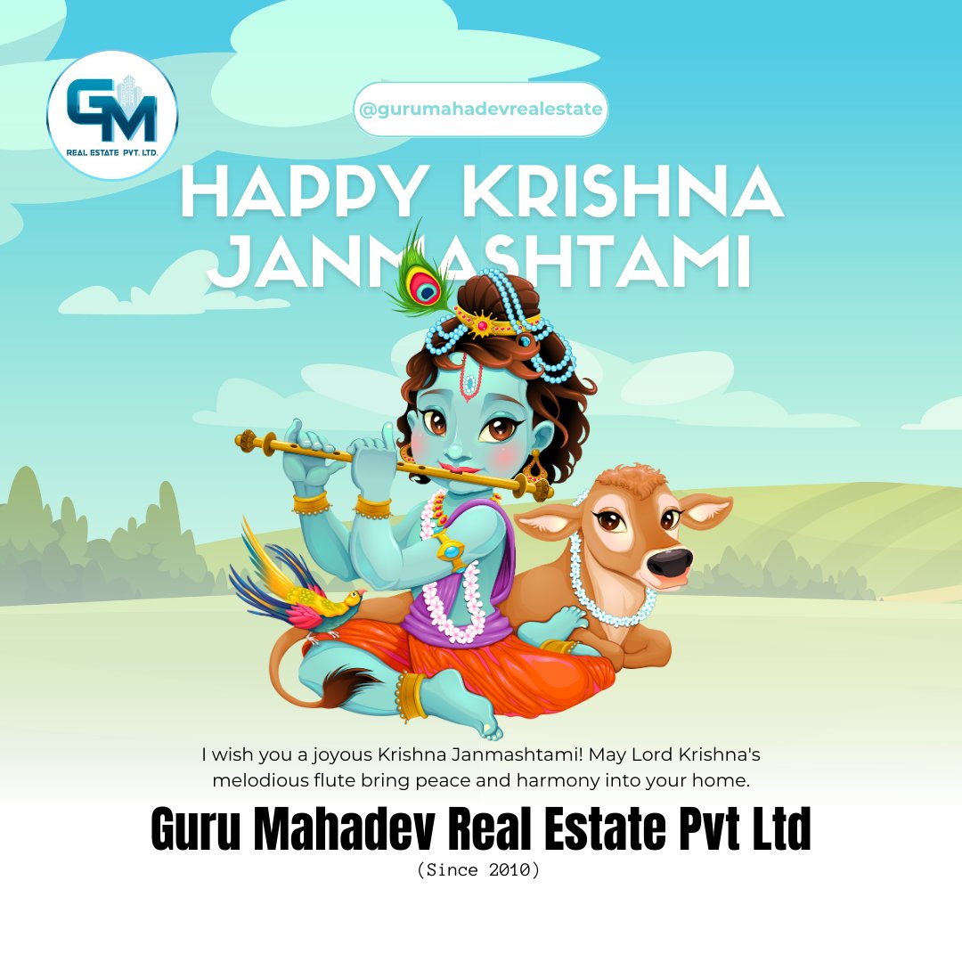 mahadev_ltd's tweet photo. May the celebration of Krishna Janmashtami fill your home with divine energy, love and peace. https://t.co/y0YRRlSRAN