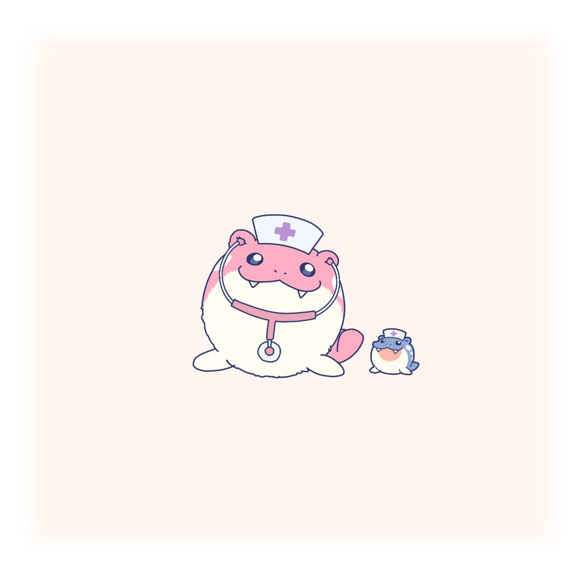 「看護ザラシ」|シパソのイラスト