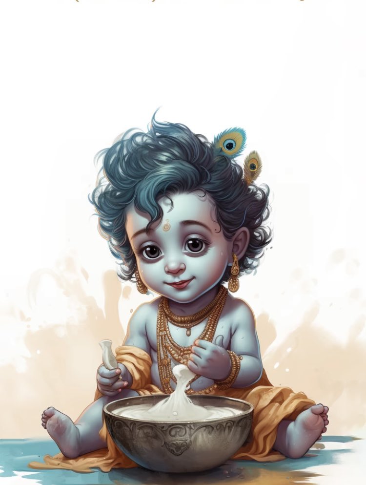 એક એવો મનુષ્ય જેની ઝિંદગીની દરેક પળમાંથી કંઇક ને કંઇક શીખી શકાય.
વેદ વ્યાસના લખાણથી અસ્તિત્વમા આવેલો આ પુરુષ શું ના કરી શકે તે જ વિચારવાનુ રહ્યું,
પોલિટીક્સ કહો કે પ્રેમ,
પિતૃત્વ કે યુદ્ધ,
ફેશનસેન્સ કહો કે મિત્રતા,
બધાનુ ઉત્તમ ઉદાહરણ એટલે કૃષ્ણ..!

#કૃષ્ણ_પ્રેમ
#જન્માષ્ટમી