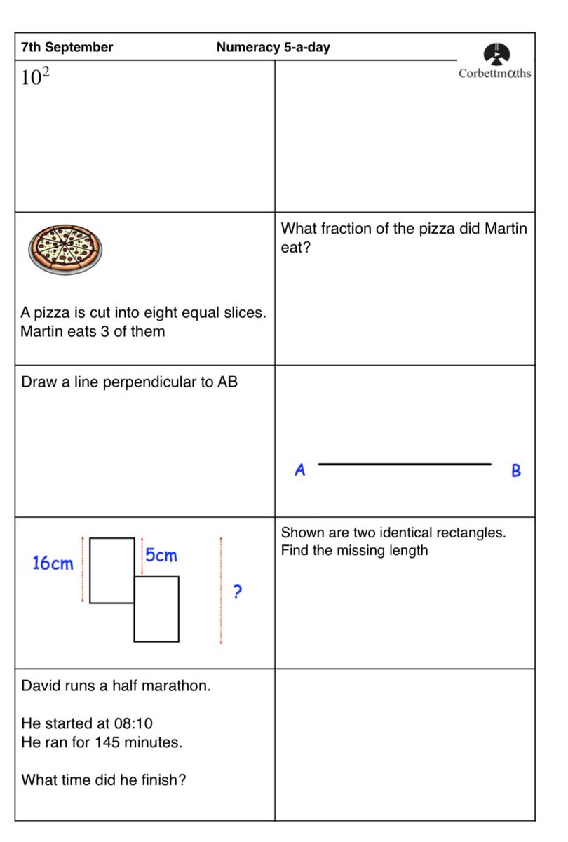Corbettmaths's tweet photo. Want to improve your maths results? Try today's Numeracy 5-a-day #maths5aday  answers: https://t.co/Ms56qEyp17 https://t.co/GEcyoLPj7G