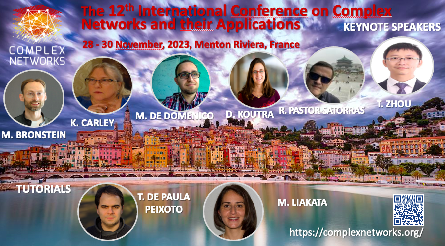 HocineCherifi's tweet photo. π’ Calling all the network enthusiasts! Submit your work at #ComplexNetworks2023 by Sep 11, 2023
https://t.co/LglZ2O2kfz
Join the global network on the French Riviera. #NetSci #CompSocialScience #DataScience #DataNatives #Databeers #GraphML #COMPLEXITY #NEURIPS #COGCOMPNEURO https://t.co/p85et2CJKo