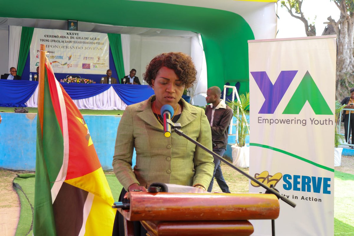 GSE_Sofala's tweet photo. 653 profissionais de diversos cursos, foram esta quinta feira, 06.09.2023, graduados na Cidade da Beira, pelo Centro de Formação Técnico Profissional  Young Africa.
 A cerimónia foi dirigida por Sua Excelência, Stella da Graça Pinto Novo Zeca, Secretária do Estado na província. https://t.co/llWtqorsQX