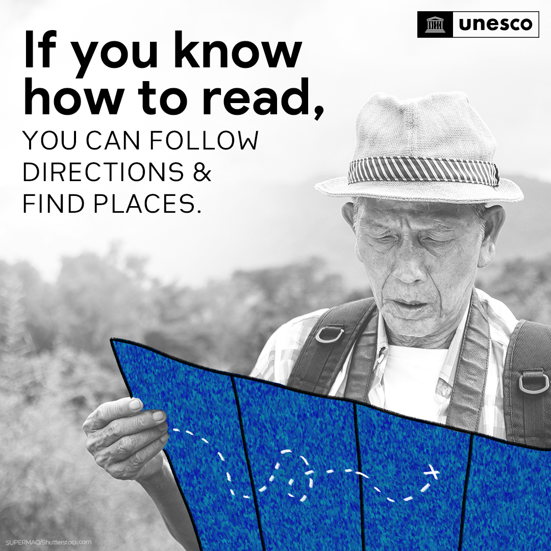 UNESCO's tweet image. Literacy empowers people to navigate the world and discover new horizons.

Together, let's promote literacy and ensure everyone has the chance to unlock a world of knowledge and possibilities!

8 September is #LiteracyDay. unesco.org/en/days/litera…