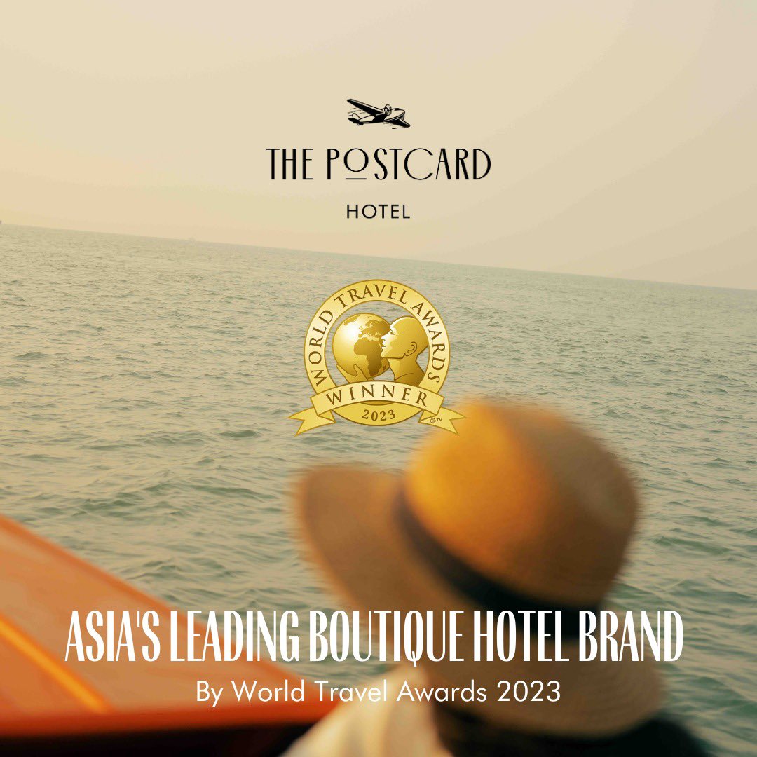 Last night in Ho Chi Minh City, Vietnam,at the prestigious World Travel Awards,The Postcard Hotel won 6 awards,more than any other hotel brand in Asia including “Asia’s Leading Luxury Boutique Hotel Brand”. We thank our guests for choosing to stay with us & our amazing team.1/7👇