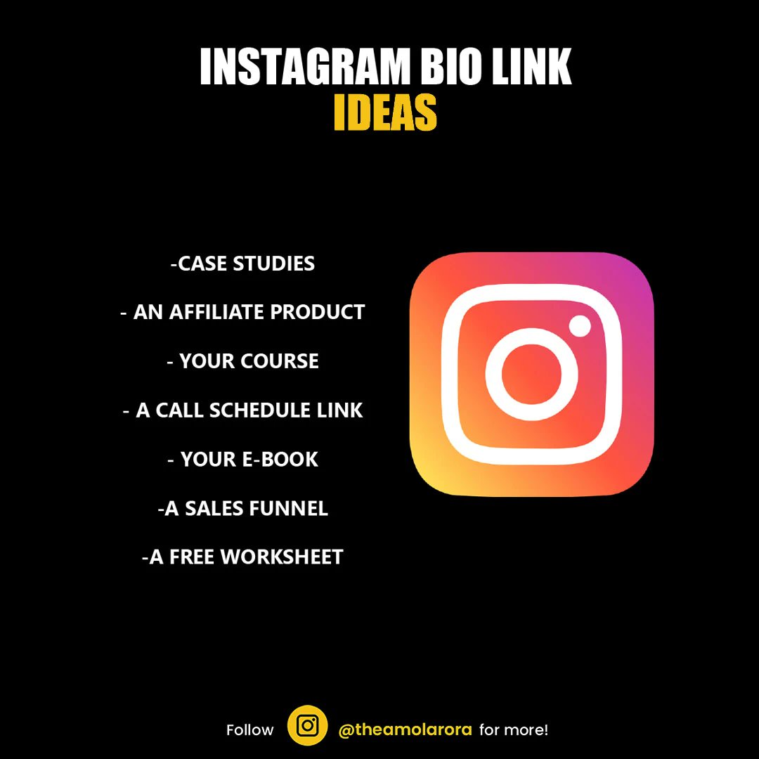 Instagram Bio Link Ideas
#InstagramBio #BioLinkIdeas #SocialMediaTips