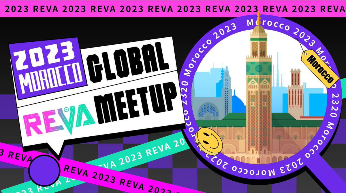 REVA__LINK's tweet image. 🌍 #REVA #Globalmeetup 🇲🇦 
🌟 Moroccan Vibes Await! 🕌 Calling all innovators and enthusiasts! 📣 Let's connect, share, and inspire at our upcoming meetup on September 8th, 5pm-7pm (UTC+0). Be there! 🗣️
 #RevaCommunity #revalink #web3 #Morocco