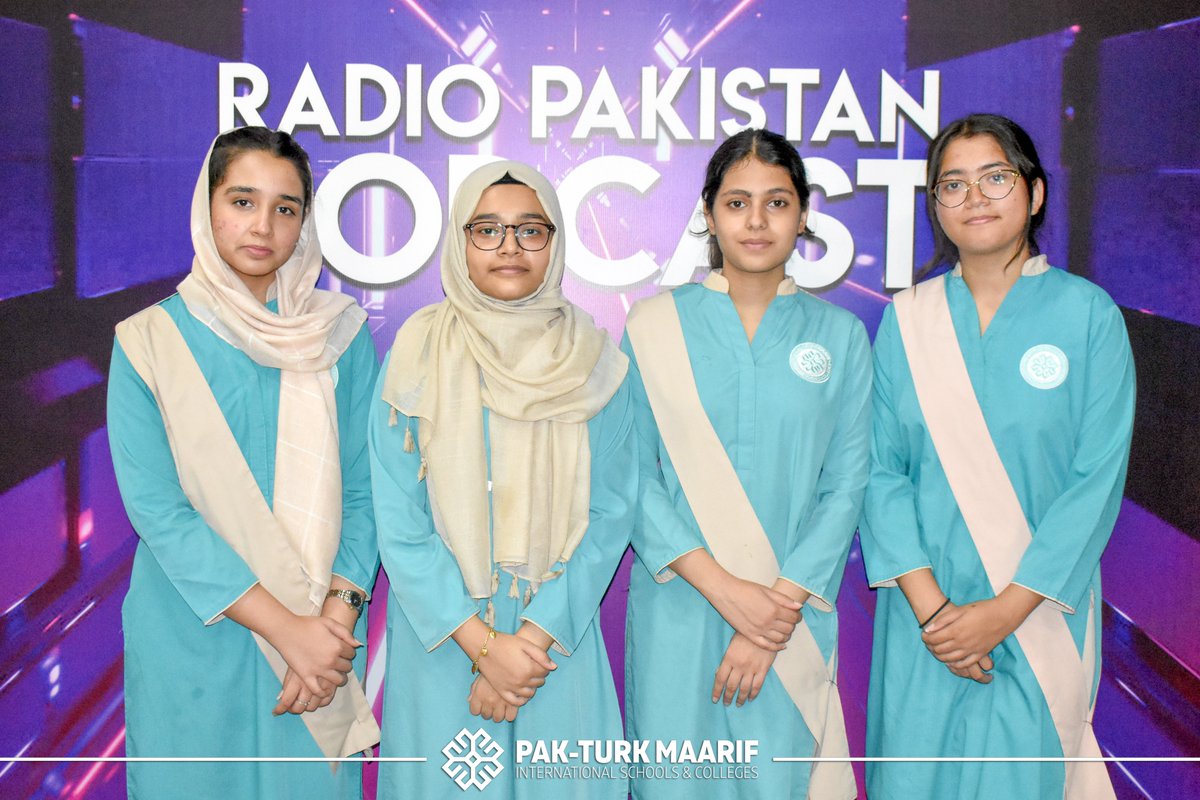PakTurkMaarif's tweet photo. The exceptional students of Pak-Turk Maarif International, recognized for their O-Level achievements and IYNT success, share their inspiring journey on Radio Pakistan. 🎙️✨
#PakTurkMaarif #AcademicStars #RadioPakistan https://t.co/dx6nYXKHci