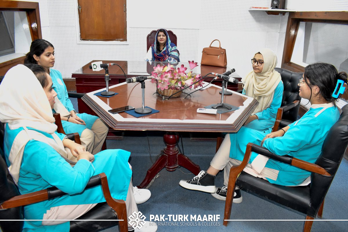 PakTurkMaarif's tweet photo. The exceptional students of Pak-Turk Maarif International, recognized for their O-Level achievements and IYNT success, share their inspiring journey on Radio Pakistan. 🎙️✨
#PakTurkMaarif #AcademicStars #RadioPakistan https://t.co/dx6nYXKHci