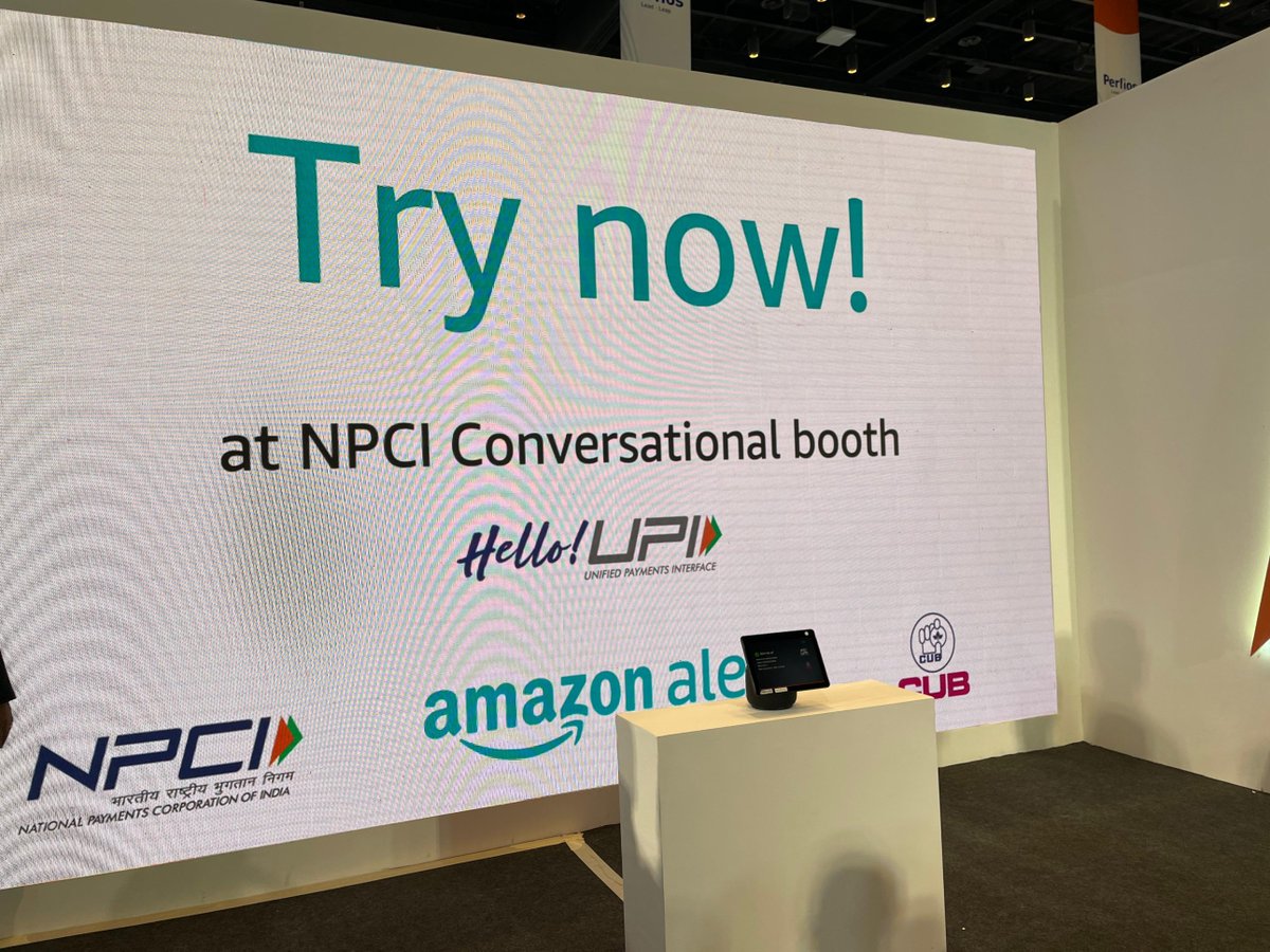 Alexa Cub Conversational payments on Amazon Alexa, demonstrated in partnership ...