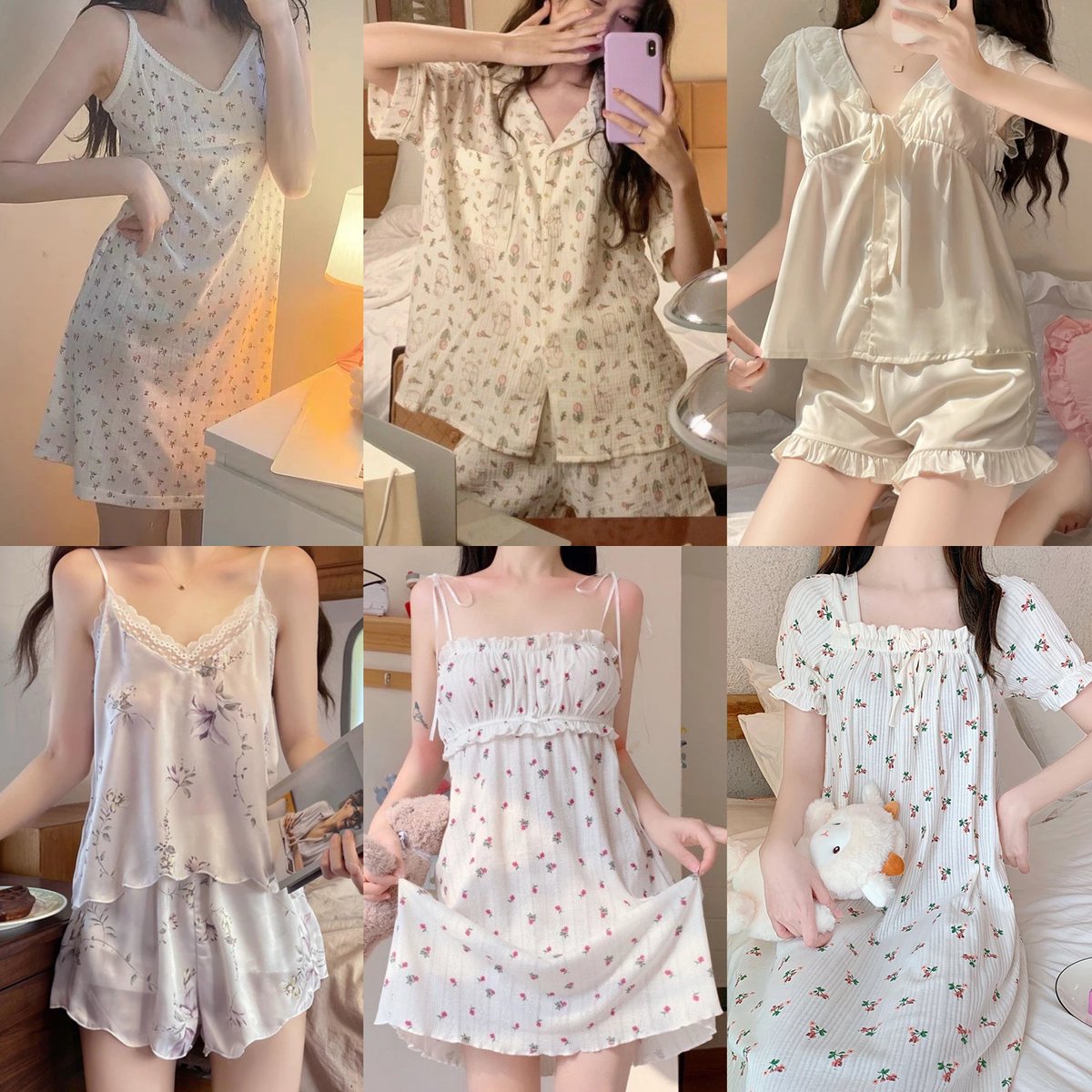 fl0o0wery's tweet photo. ♡⃕  cute sleepwear on shopee 

— a thread https://t.co/b67myeRRMw