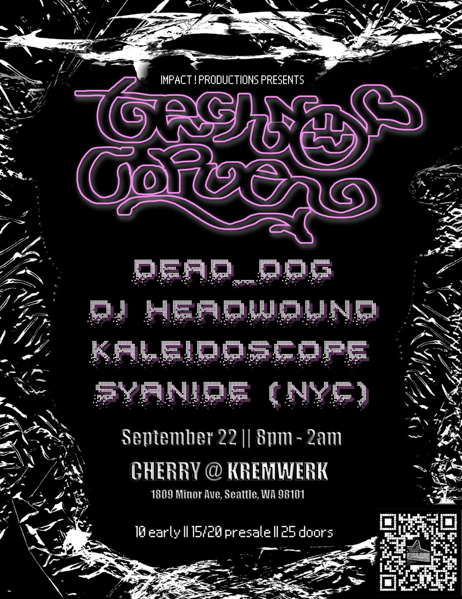 Technocore III approaching fast. Do you have your tickets yet?

Lineup:   

SYANIDE (NYC)  

KALEIDOSCOPE
<a href="/LYDACAlNE/">kaleidoscope</a>

DJ HEADWOUND
<a href="/DJHEADWOUND/">DJ HEADWOUND</a>

DEAD_DOG
<a href="/deaddog206/">⸸ DE∆D_DOG ⸸ 🔜 GOTF</a>

Tickets: technocore.bpt.me