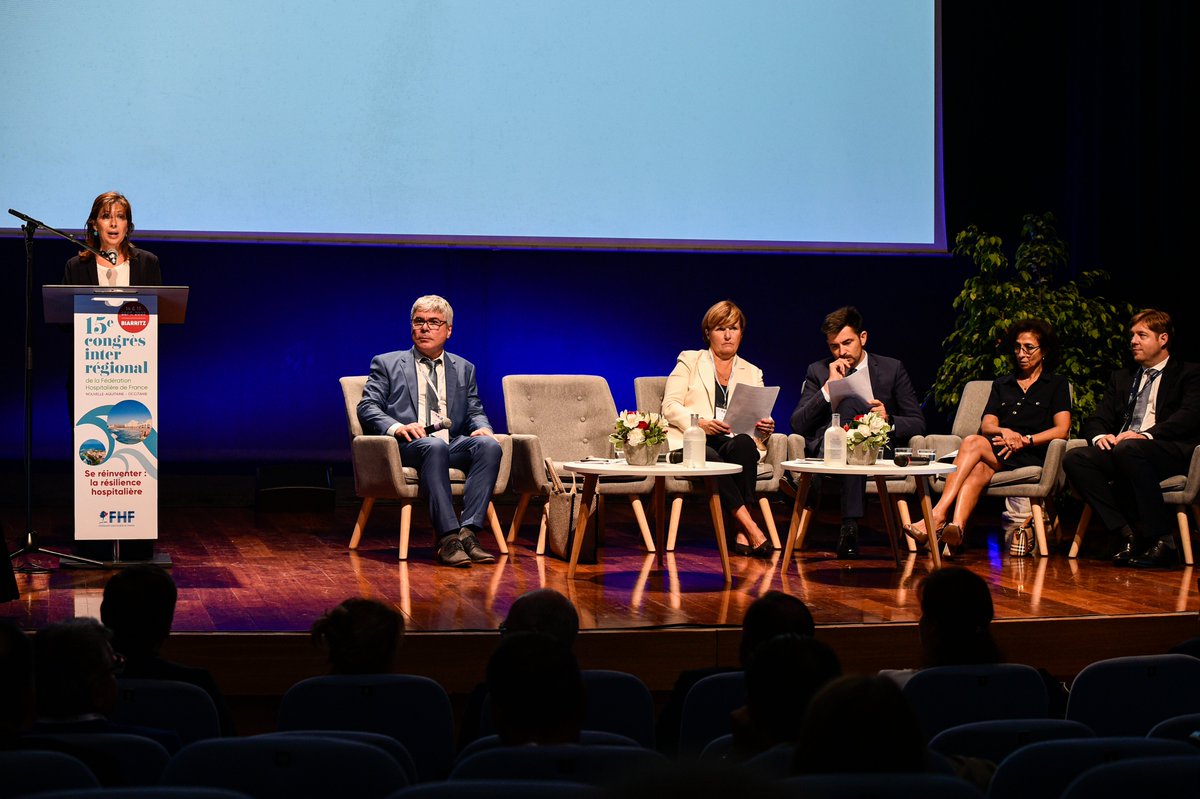 Le 15e Congrès inter-régional de <a href="/laFHF/">FHF</a> a débuté aujourd'hui au Bellevue, à Biarritz.
2 jours d'échanges et de réflexions entre professionnels de santé pour la vie fédérale sur le thème de : la résilience hospitalière.
L'équipe de <a href="/COMMSante/">Agence COMMSanté</a> est sur place pour vous accueillir.