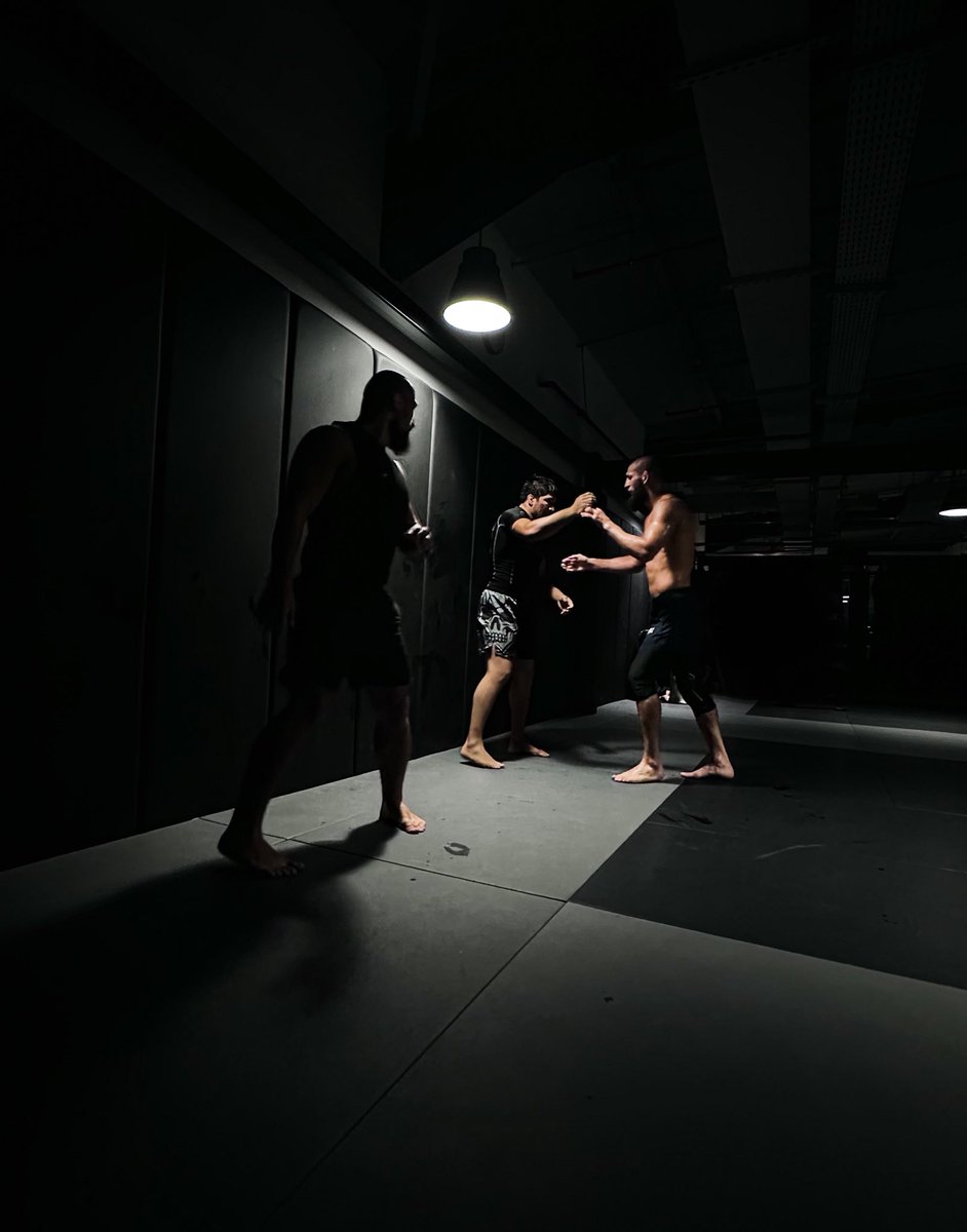What you witness in the spotlight of the octagon was forged within the depths of shadowy dungeons. #fighterslife <a href="/KChimaev/">Khamzat Chimaev</a> #UFC294 #mma