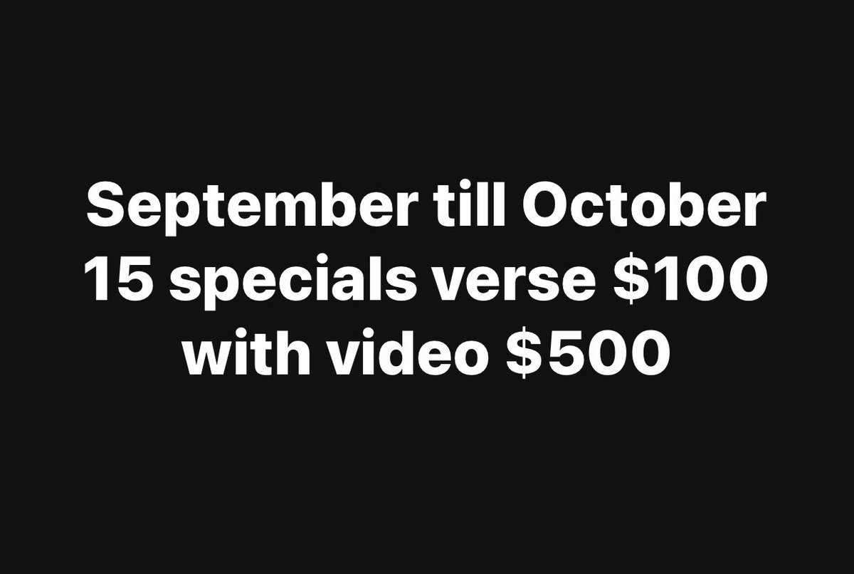 breadleonwest's tweet image. From September to October 15 2023