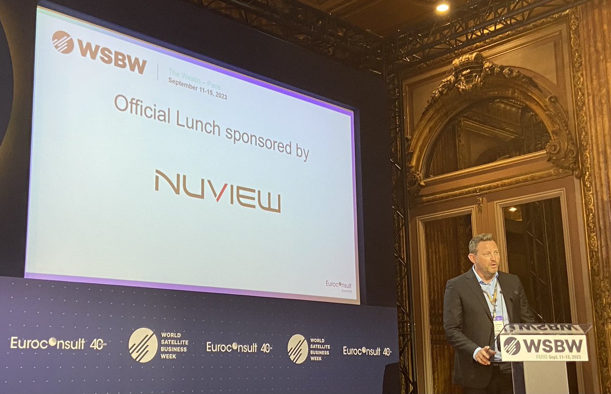 theAstroAgency's tweet photo. Great to see our friends @NUVIEWspace generating so much excitement during #WorldSatelliteBusinessWeek 🛰️
Learn more about their planned LiDAR constellation & why climate activists like @LeoDiCaprio are right behind them 🌍🌱
👉 https://t.co/TAppoi9e65
#WSBW #EO @EC_Summits https://t.co/rJXLYhZtkL