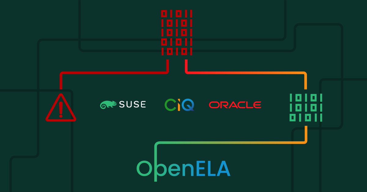 jaroslawbiniek's tweet image. 💡Jaki jest aktualny stan prac nad otwartym kodem Red Hat w ramach @OpenELA i czego można się spodziewać w przyszłości? Mówiąc krótko, sprawy toczą się błyskawicznie i warto dołączyć do nas w #OpenELA : okt.to/iKenym