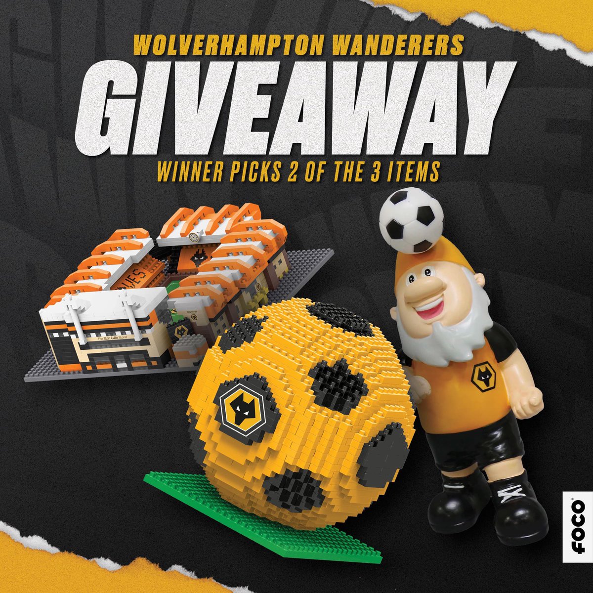 _AlwaysWolves's tweet image. Hey everyone! This Premier League Season, we are partnering with @foco_uk to giveaway some of their Wolves products!

TO ENTER:
1. Like &amp;amp; RT this post
2. FOLLOW @_AlwaysWolves and @foco_uk
3. Reply with your favorite GIF or Emoji
Winner will be drawn on 20/9/23 
Good Luck 💛🖤…
