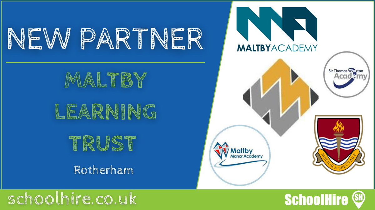 SchoolHire (@schoolhire) on Twitter photo Introducing one of the many MATs we have onboarded over the past few months; a big welcome to <a href="/MaltbyLearning/">Maltby Learning Trust</a>
You can now hire their incredible facilities, across four schools in Rotherham via maltby.schoolhire.co.uk Introducing one of the many MATs we have onboarded over the past few months; a big welcome to <a href="/MaltbyLearning/">Maltby Learning Trust</a>
You can now hire their incredible facilities, across four schools in Rotherham via maltby.schoolhire.co.uk
