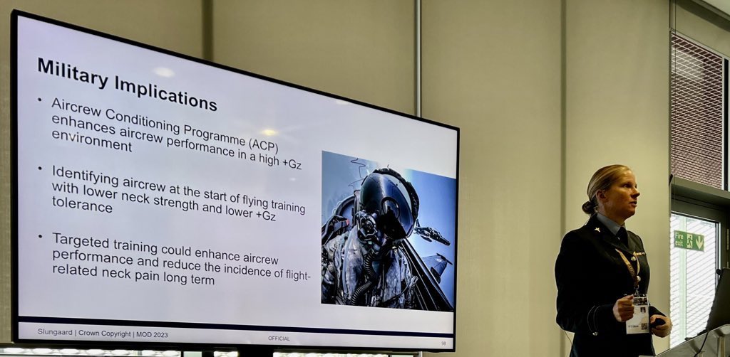 eslungaard's tweet image. Really proud of @physio_wings 
&amp;amp; @LynnPhysio who presented their MSc #research projects at #ICSPP2023 this week.
Jo presented on aircrew neck pain. 
Lynn presented on NFCI.
I presented work on predicting neck pain in aircrew. 

@DMS_DefRehab @DMS_MilMed @dms_dmrc @DMS_DPHC_Comd