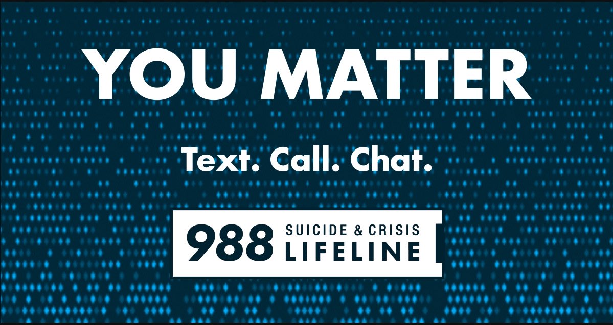 The latest research shows that the U.S. has one death by suicide about every 11 minutes. It doesn’t have to be that way. It's why the <a href="/988Lifeline/">988 Suicide & Crisis Lifeline</a> is so important. It’s okay to need help. #SuicidePrevention
